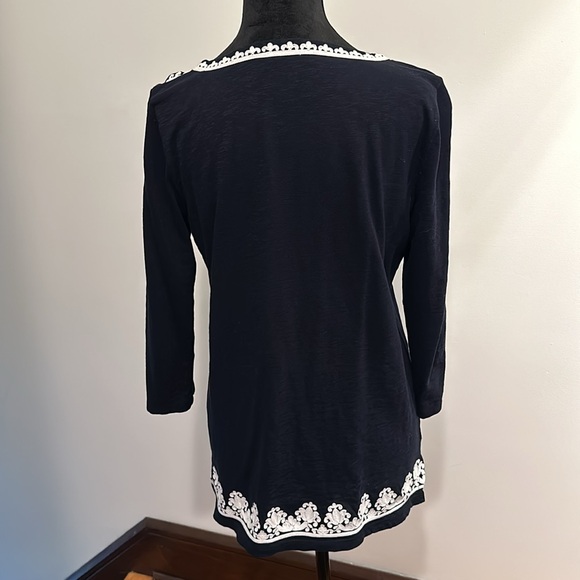 Talbots navy tunic - Picture 2 of 3